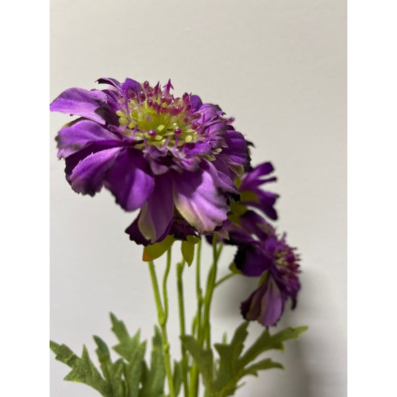Ramo artificiale Scabiosa 65h cm EDG